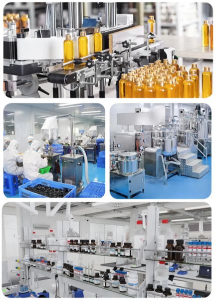 Shaanxi Baisifu Biological Engineering Co., Ltd. línea de producción de fábrica