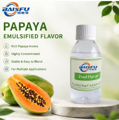 Premium Papaya Emulsified Flavor for Cloudy Papaya Juice Tropical Fruit Nectar Smoothie and Refreshing Punch