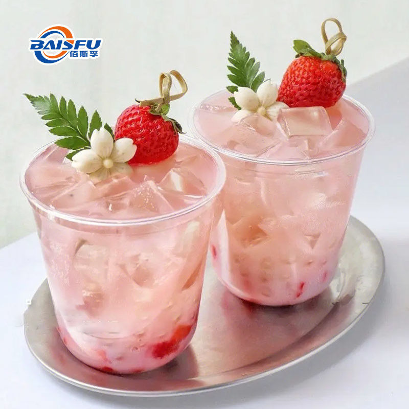 Highly Concentrated 100% Strawberry Emulsified Flavor Food Additives