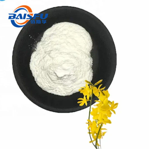 Baisfu Supply GMP Factory Spartium Junceum Botanical Extract 98% Cytisine CAS No.: 485-35-8 Cytisine/Sparteine/Baptitoxine use in medicine