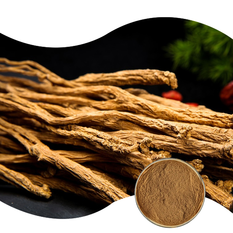 Baisfu best selling Fllase AsiabelI Root Tangshen Powder Brown Yellow Fine Powder Product Properties Used in beverage