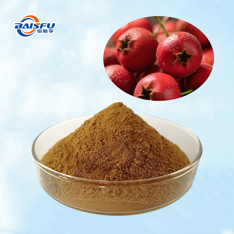 Baisfu high quality brown fine powder Natural organic concentrated Hawthorn Berry Extract powder for Flavor enhancers and medicine