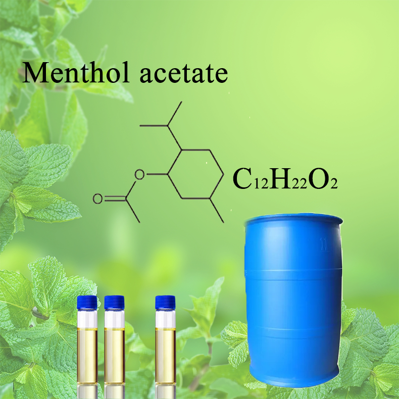 High Purity Menthol Acetate (CAS 89-45-5) - Cooling Agent for Cosmetics & Perfume