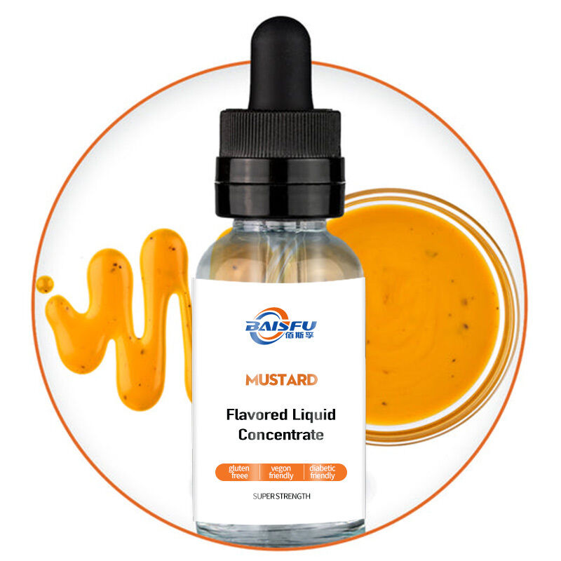 Premium Liquid Natural Mustard Flavoring Fragrance  Baisfu Brand Plant Extract For Sauces Snacks Processed Food Applications