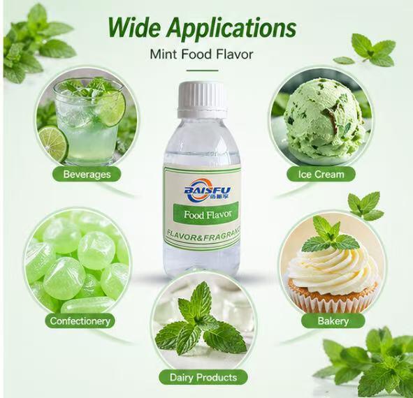 Cool Mint Food Flavor for Hard Candy Chewing Gum and Chocolate Confectionery