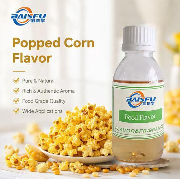 Concentrated Popped Corn Flavor for Ready to Eat Popcorn Snack Coating Butter and Salt Type