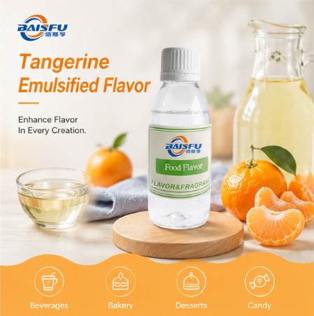 Concentrated Tangerine Emulsified Flavor for Tangerine Yogurt Flavored Milk Pudding and Creamy Dessert