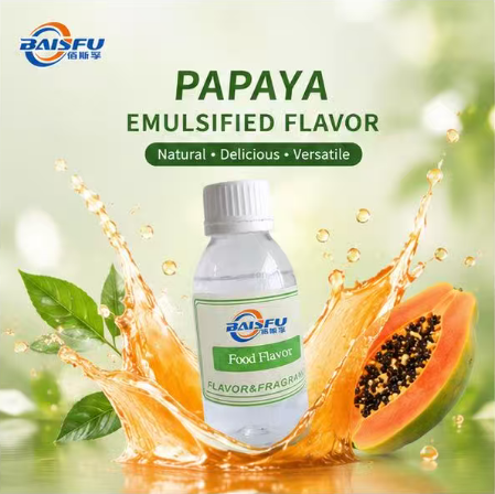 Premium Papaya Emulsified Flavor for Cloudy Papaya Juice Tropical Fruit Nectar Smoothie and Refreshing Punch